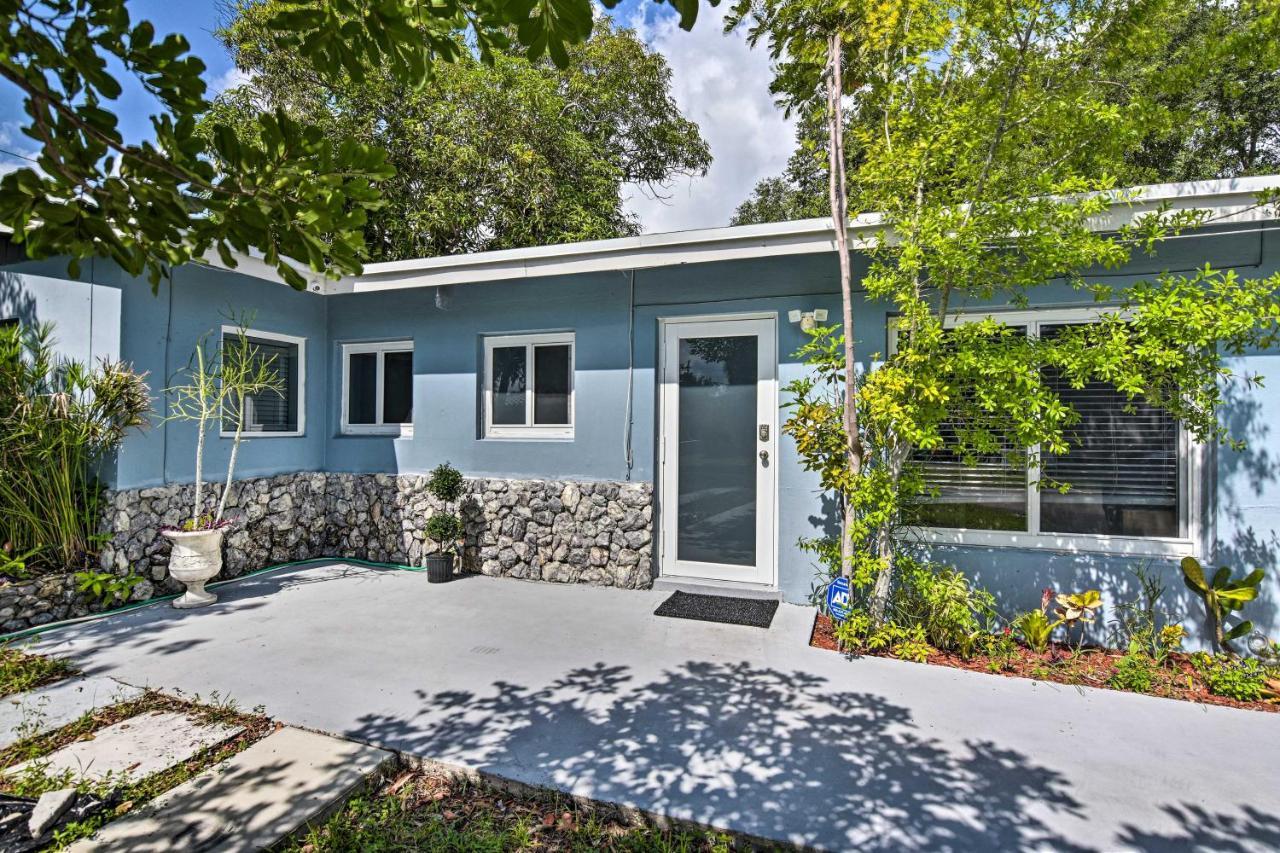 Shady And Eclectic Fort Lauderdale Dwelling With Yard! Exterior foto